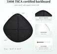 Irregular Wall Mirror Matel Matte Black Framed Wall Mirror for Living Room Bedroom Bathroom Entryway Wall Decor 19.8