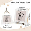 Coffee Bar Decor Sign,Wooden Vintage Plaque with CoffeePot Pattern-Buongiorno Espresso,Funny Farmhouse Decor for Coffee Station, Kitchen Café or Shelf Display(White)