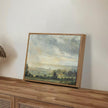 OIQArtOIQ Vintage Framed Wall Art Pastoral Landscape Canvas Art Prints Rustic Farmhouse Pictures Wall Decor Modern Cottagecore Paintings Artwork For Bedroom Kitchen Bathroom Office Living Room