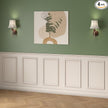 4 Set Peel and Stick Wall Molding Trim Kit, Premade Wainscoting Panels, White Pre Cut Wall Panels for Interior Wall Decor, DIY Home Decoration Picture Frame (12 x 24 Inch)