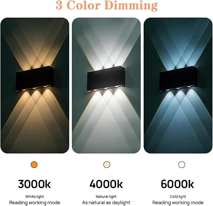 Shelprojsu LED Cordless Wall Sconce, 5200mAh Rechargeable Battery Operated Wall Lamp with Remote Control, 3 Colors and Dimmable Magnetic Wireless Wall Light (White, 1)