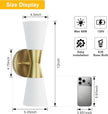 Wall Sconces Set of 2 for Bathroom, Modern Indoor Vanity Light Fixtures 13