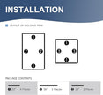 NeatiEase 2 Set Peel and Stick Wall Molding Trim Kit, Premade Wainscoting Panels, Self Adhesive Moulding Panel for Interior Walls Picture Frame(22