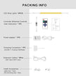 Silicone Under Cabinet Lighting Kit, 12 Inch Linkable LED Strip Lights Work with Alexa, Dimmable, Remote Control, Smart App, 6 Pack White Light for Closet, Shelf, Workbench, Desk (Warm White)