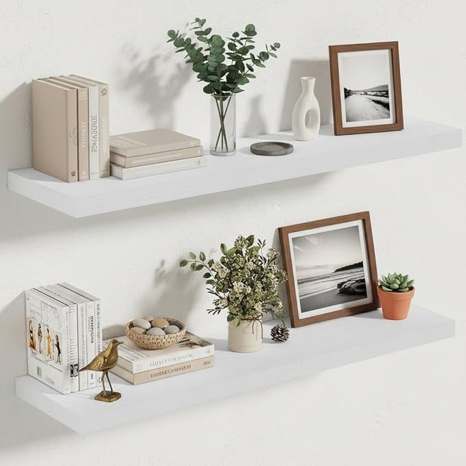 Vivelove 10 in Deep Floating Shelves for Wall, 30