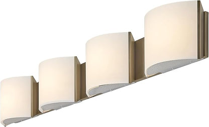 40in LED Wall Sconce Lights, Distinctive Vanity Lights, 4-Light Modern Indoor Lamp Fixtures for Bathroom Bedroom Living Room Hallway Wall Decro Lighting