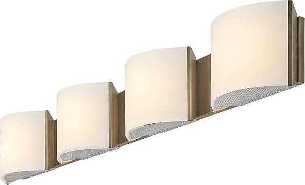 40in LED Wall Sconce Lights, Distinctive Vanity Lights, 4-Light Modern Indoor Lamp Fixtures for Bathroom Bedroom Living Room Hallway Wall Decro Lighting