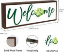 Welcome Sign for Front Door, Decorative Wooden Box Signs, Table Shelf Decoration, St. Patrick's Day Wooden Wall Art, Irish Home Decor, Housewarming Gift, 9.5x3.1x1 inches