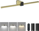 Lightbiz Picture Light for Wall 20inch, 10000mAh Rechargeable Battery Operated Cordless Dimmable Wall Lights for Picture on Wall with Remote Timmer, Picture Lights for Gallery Artwork, Paintings