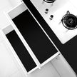 Black Contact Paper Solid Black Peel and Stick Wallpaper 17.3