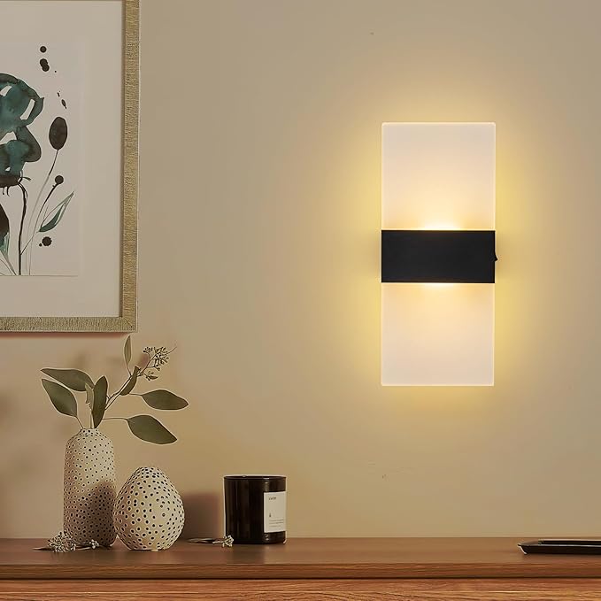 Wall Sconce, LED Wall Lights for Room Decor, Battery Operated Wall Sconce, Remote Control, Dimmable, Rechargeable, Small Night Lights for Hallway Stairway Porch Closet