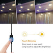 YGS-Tech LED Under Cabinet Lighting Kit, 1020 Lumens LED Puck Light, 3000K Warm White, CRI90+, Touch Dimming, Silver Trim All Accessories Included, for Kitchen, Closet Lights, Safe Light, 6-Pack