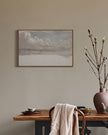 InSimSea Framed Canvas Wall Art Vintage Decor, Home Decor Classical Oil Painting Cloud Study Large Decorations for Living Room, Wall Art for Bedroom Bathroom Gallery, 20