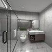 TOTIO Extra Wide Concrete Peel Stick Wallpaper Grey 3D Cement Look Contact Paper 32x157inch Matte Thicken Adhesive Waterproof DIY Vinyl Wrap for Apartment Office Retro Industrial Style Misty Gray