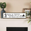 Inspirational Wooden Sign, Hanging Framed Wood Signs, Decorative Wooden Box Sign, Rustic Tabletop Decor, Motivational Home Office Classroom Decor, I Work So We can Go to Disney Signs