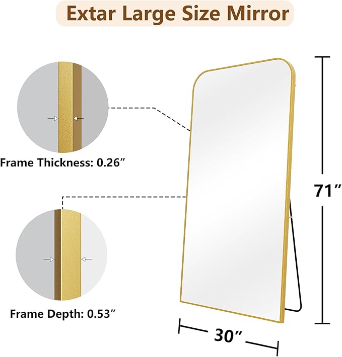 Koonmi Full Length Mirror, 71
