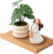 Oak Floating Shelves for Wall 12 Inch (Upgrade Width 6