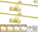2 Pack Picture Light Battery Operated for Wall, 16