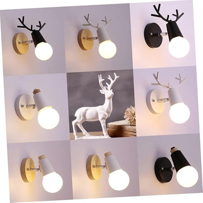 Minimalist Black Light Wall Light Fixture E27 Socket Wall Sconce Loft Lighting for Headboard Bathroom Decor