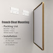 28x36 Gold Framed Mirror for Bathroom, Brushed Gold Mirror with Metal Frame, Modern Rectangle Brass Vanity Mirror for Wall, Shatterproof, Anti-Rust (Horizontal/Vertical)