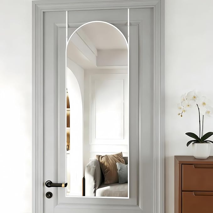 Door Mirror, Arched Full Length Mirror Over The Door, 16