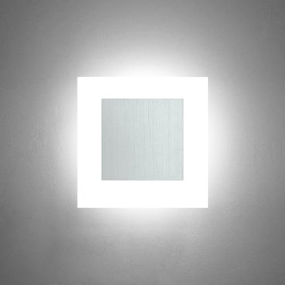 Kawell Modern 10W LED Wall Sconces Indoor LED Wall Light Square Acrylic LED Wall Lamp Minimalists LED Wall Light Sconce for Bedroom Living Room Stairwell Hallway Lounge, Cold White