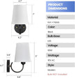 Wall Sconces Set of 2, Modern Wall Lamps for Bedroom, Sconces Wall Light Fixture with Beige Fabric Shade, Indoor Wall Mounted Lamps for Living Room Hallway Kitchen, Black Finish