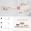 Picture Light,16inches Rechargeable Wireless Picture Light,Dimmable Led Artwork Lighting,Wall Lights for Paintings,Canvas,Gallery, Portrait (Brass)