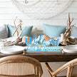MEETYAMOR Coastal Beach Decor, Wood Metal Welcome to the Beach Sign for Table Decor, Farmhouse Rustic Nautical Ocean Decorations for Home, Living Room, Mantel, Shelf