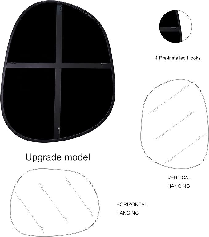 Asymmetrical Wall Mirror for Decor 23