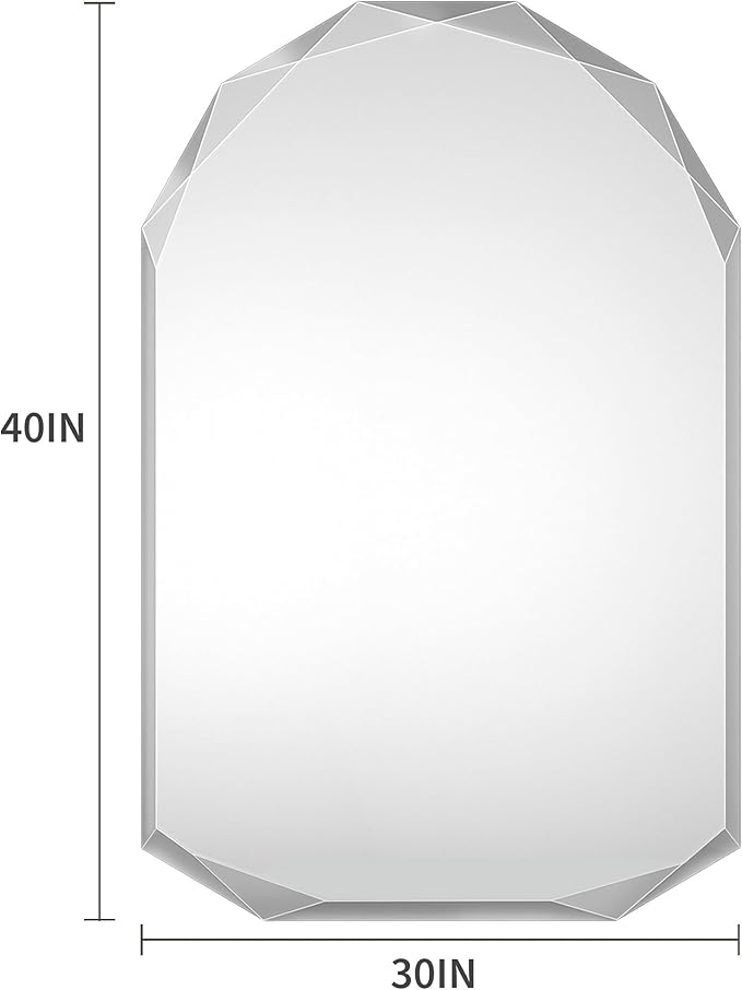 Suidia Bathroom Mirror, 30