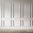 Ekena Millwork PNL16X28AS-02-CASE-2 Ashford Molded Scalloped Wainscot Wall Panel, 16