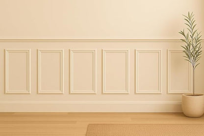 Ekena Millwork PNL12X20AS-01 12"W x 20"H x 1/2"P Ashford Molded Classic Wainscot Wall Panel