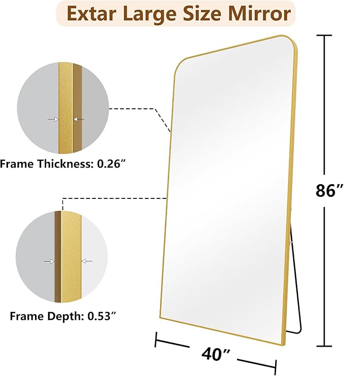 Koonmi Full Length Mirror, 86