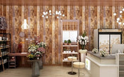 Yun-aeon Brown Wood Peel and Stick Wallpaper 17.3