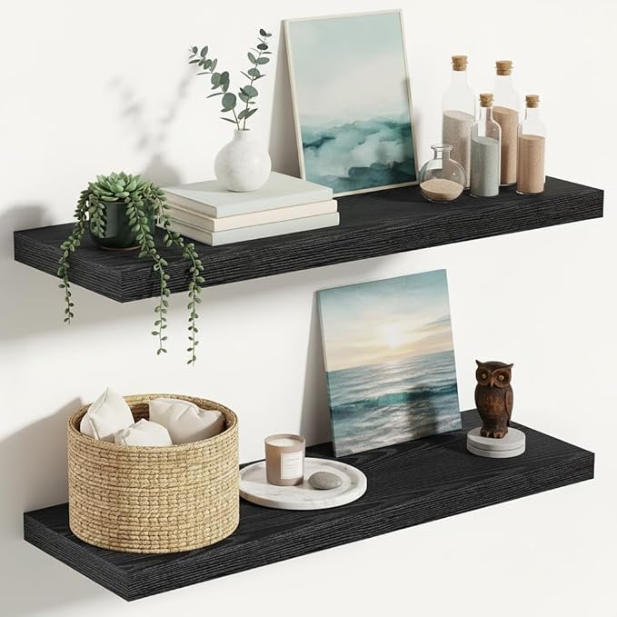 Vivelove 24 Inches Floating Shelves Wall Mounted, 10