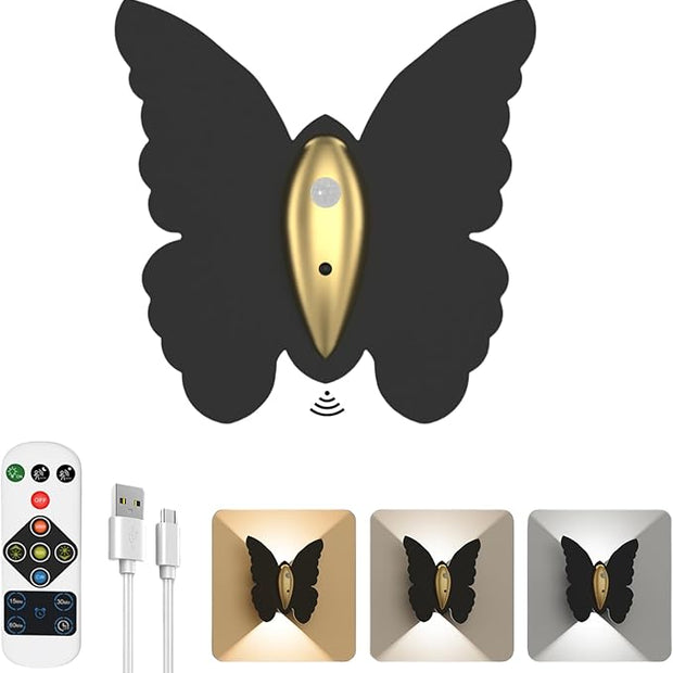 1 Pack Rechargeable Motion Sensor Wall Light: 5000mAh Battery Operated Wall Sconce 3 Colors Wireless Motion Sensor Closet Light Magnetic LED Indoor Up and Down Wall Lamp for Bedroom Hallway Stair