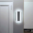 LMQNINE Modern LED Acrylic Black Wall Sconce White Light 6000K for Bedroom Corridor Stairs Bathroom Indoor Lighting Fixture Lamps Home Room Decor (2-Pack)…