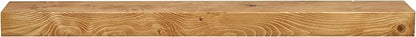 Dogberry Collections Smooth Timber Floating Shelf – Versatile Wood Mantel & Wall Shelf (Aged Oak, 24 in.)