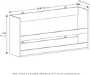 Furinno Hermite Multipurpose Wall Mounting Storage Shelf, White