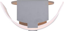 Modern 1-Light Wall Sconce, Grey with Flat Opal Glass, 7 Inch, Ambient Accent Lighting, Floating Wall Mounted Light for Hallway, Bathroom, Dining Room, Bedroom, Easy Install, 60W Type A Compatible