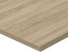 Set of 8 Sonoma Oak Floating Shelves 23.6 x 19.7 in, Engineered Wood Wall Mounted Storage Display Boards for Books, Plants, and Home Decor, Matte Finish