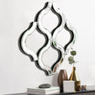 DMDFIRST Arc-Shaped Decorative Wall Mirror Silver 20