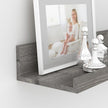 Giftgarden 47 Inch Long Floating Shelves for Wall Set of 5, Grey Wood Wall Shelves for Bathroom, Bedroom, Kitchen, Living Room Storage and Decoration, Gray Wooden Picture Ledge