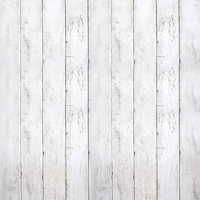 White Gray Wood Wallpaper 17.71" X 511" Peel and Stick Removable Decorative Vintage Wood Grey Plank Wall Paper Self-Adhesive Interior Vinyl Film Shiplap for Home Decoration