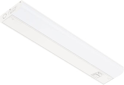 GETINLIGHT Dimmable Hardwired Only 3 Color Under Cabinet LED Lights, 24-inch, Soft White(3000K), Bright White(4000K), Daylight White(5000K), Matte White Finished, ETL Listed, IN-0201-13-WH-345K