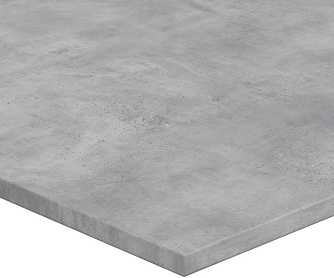 Set of 4 Floating Wall Shelves, 39.4 Inch Modern Concrete Grey Engineered Wood Storage Shelving for Living Room, Bedroom, Home Office Decor