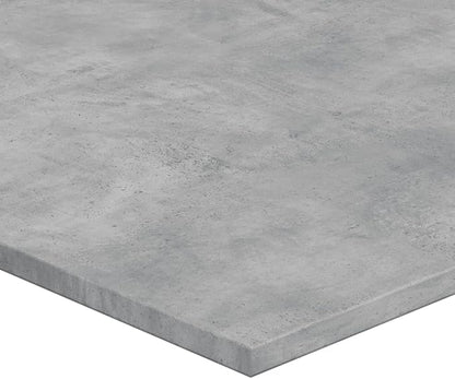 Set of 4 Floating Wall Shelves, 39.4 Inch Modern Concrete Grey Engineered Wood Storage Shelving for Living Room, Bedroom, Home Office Decor