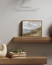 InSimSea Framed Canvas Wall Art Vintage Decor, Home Decor Danish Coastal Landscape in Stormy Weather Classical Paintings, Coastal Wall Art for Living Room Bedroom Office Decor, 8