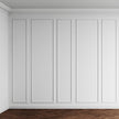 5 Set Accent Wall Molding Kit Premade Wainscoting Panels Wall Molding Peel and Stick Panel White Pre Cut Trim for Walls Picture Frame Molding for Home Decoration(31 x 78 Inch)